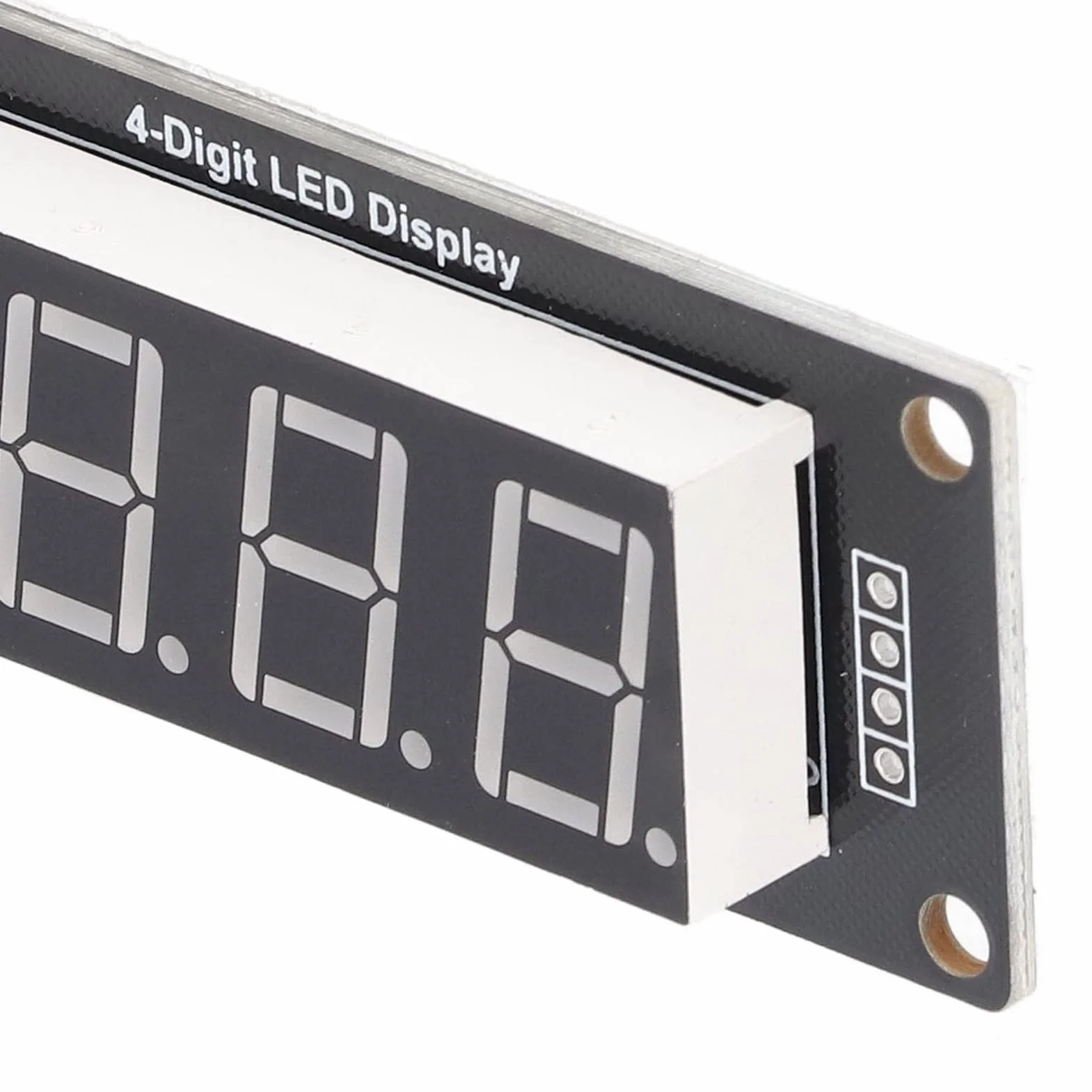 4 Piezas Módulo de Pantalla LED TM1637 de 4 Dígitos y 7 Segmentos (0,56 Pulgadas) con Chip Controlador Integrado, Pantalla Digital con Punto Decimal para Arduino y Raspberry Pi