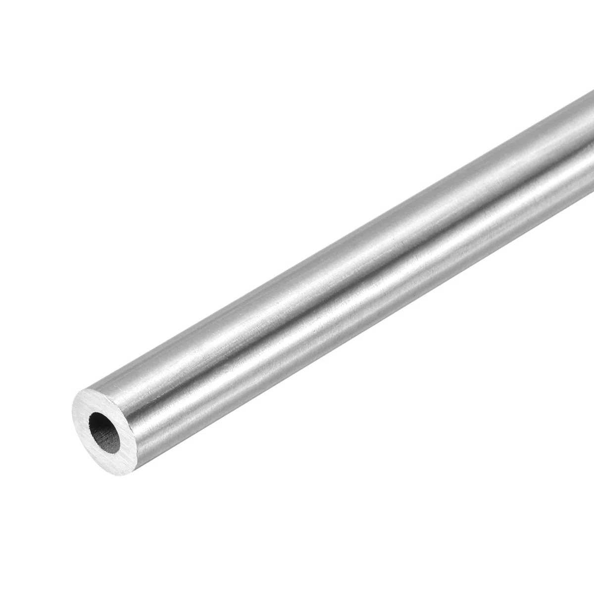 uxcell Tubo de acero inoxidable 304, 4 mm de diámetro interior, 8 mm de diámetro exterior, 305 mm de longitud, redondo, sin costuras, recto, tubo capilar de metal para proyectos de bricolaje de la
