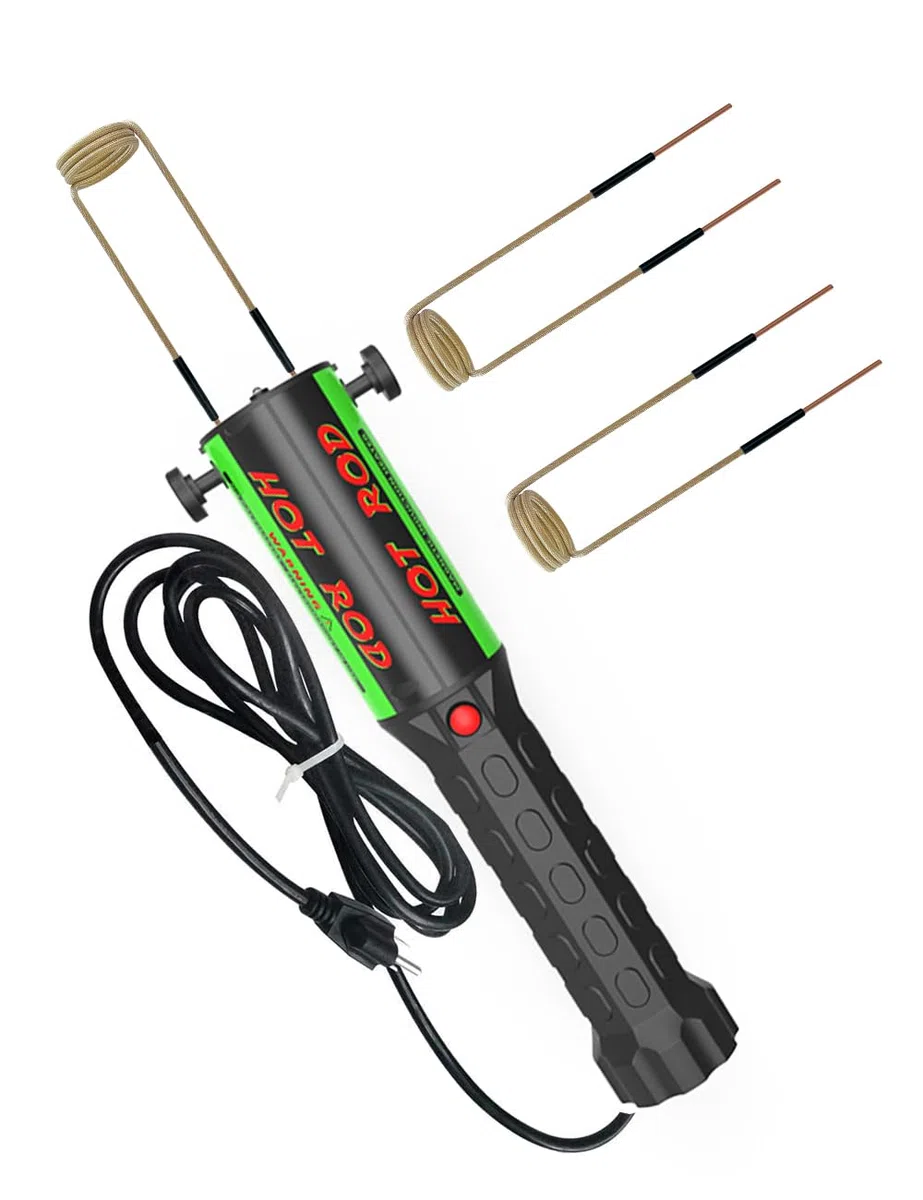 Solary Calentador de inducción para coche para quitar tornillos – 1100 W, 220 V, desenganche tuercas para aflojar tornillos oxidados, calentador de inducción con 3 bobinas
