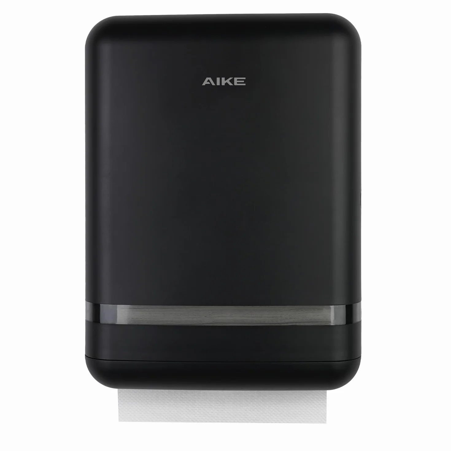 AIKE 400 Hojas Comercial Dispensador Papel Secamanos Gran Capacidad Pared, para H2 & Z-Plegados Papel Plegado de Tamaño 23 X 9 cm o Inferior Dispensador Papel Manos para Hotel Restauran