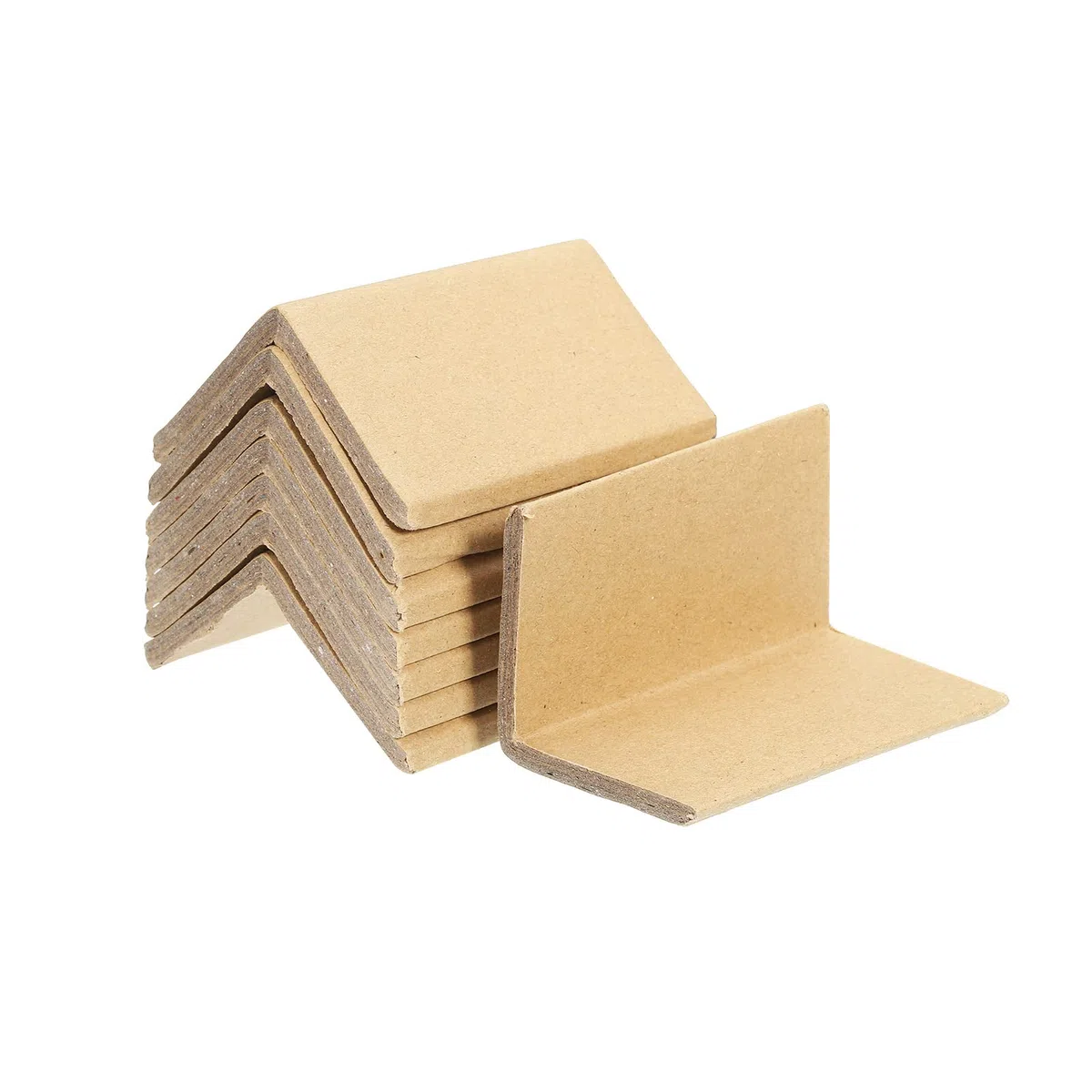 PATIKIL Ajustable Cartón Esquina Protector Paquete Marco Protectores L Forma 80x50mm Grosor 5mm para Arte, Embalaje, Envío, Paquete de 24