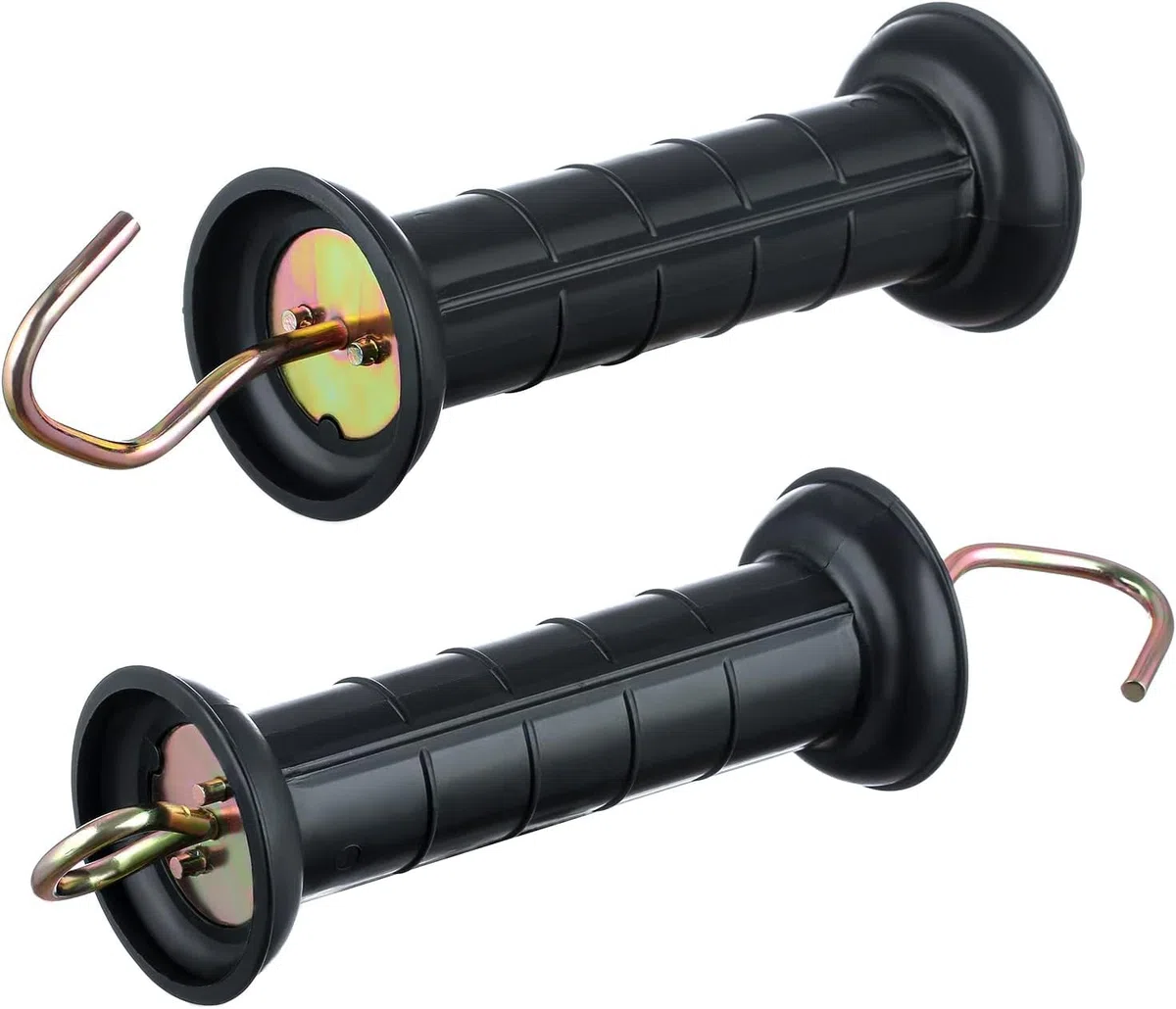 5 Pcs Manijas de Puerta de Resorte de Valla Eléctrica, Tirador de puerta de Plástico, Accesorio para Valla Pasto