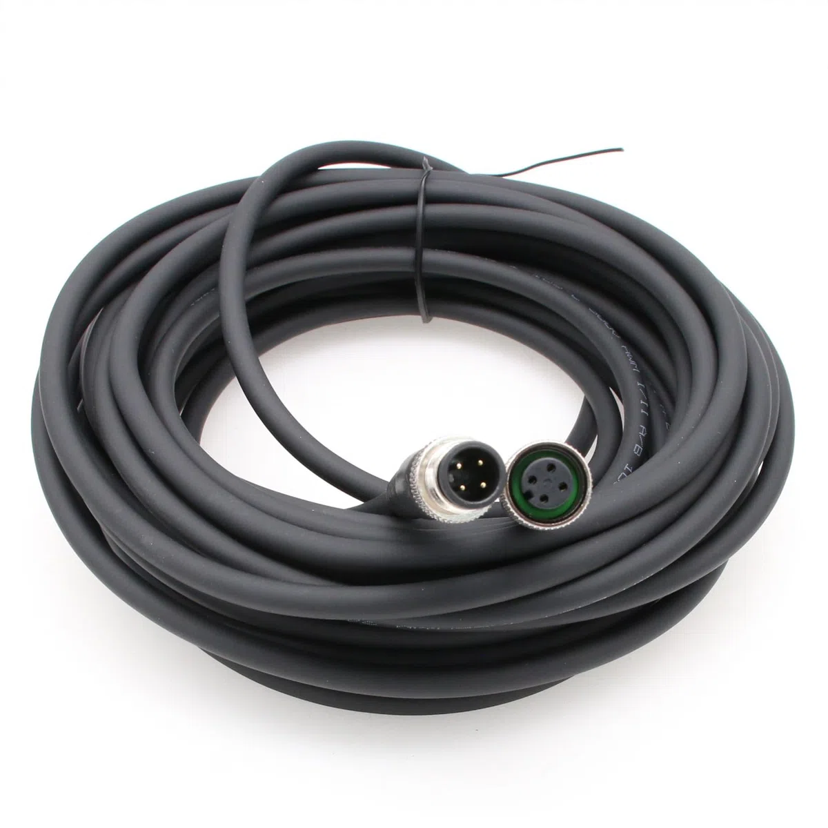 HangTon Actuador codificador lector de sensores M12 A codificado 4 pines macho hembra cable de extensión para automatización industrial, dispositivo de red DeviceNet, CANopen, IO Link, Profibus 4 m