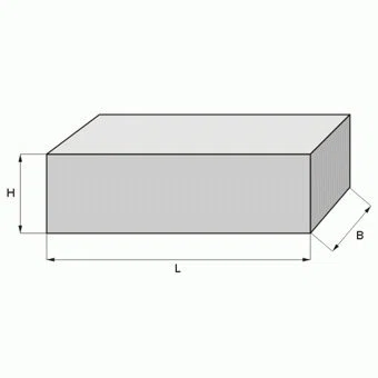 magnet-shop - Imán rectangular (150 x 100 x 20 mm, ferrita Y35, soporta hasta 20 kg)