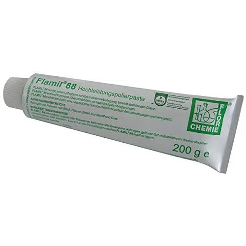 FLAMIL 88 Pasta de pulir acero inoxidable tubo 200 ml