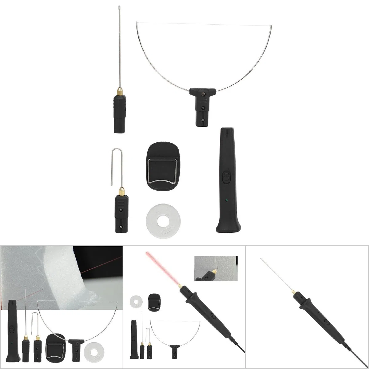 Cortador Eléctrico de 10 Cm, Herramienta de Corte Cortador de Alambre Caliente Hecho a Mano Artesanía de Espuma de Poliestireno Cuchillo Ergonómico Herramientas de Espuma para