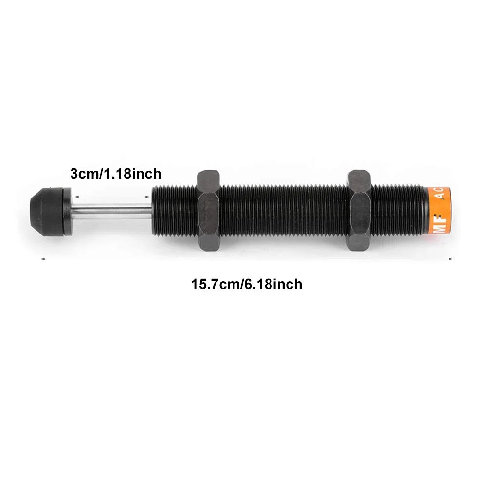 Amortiguador Neumático AC2030-2 M20 30mm Stroke Monotube Oil Pressure Absorber para El Cilindro Neumático de Aire