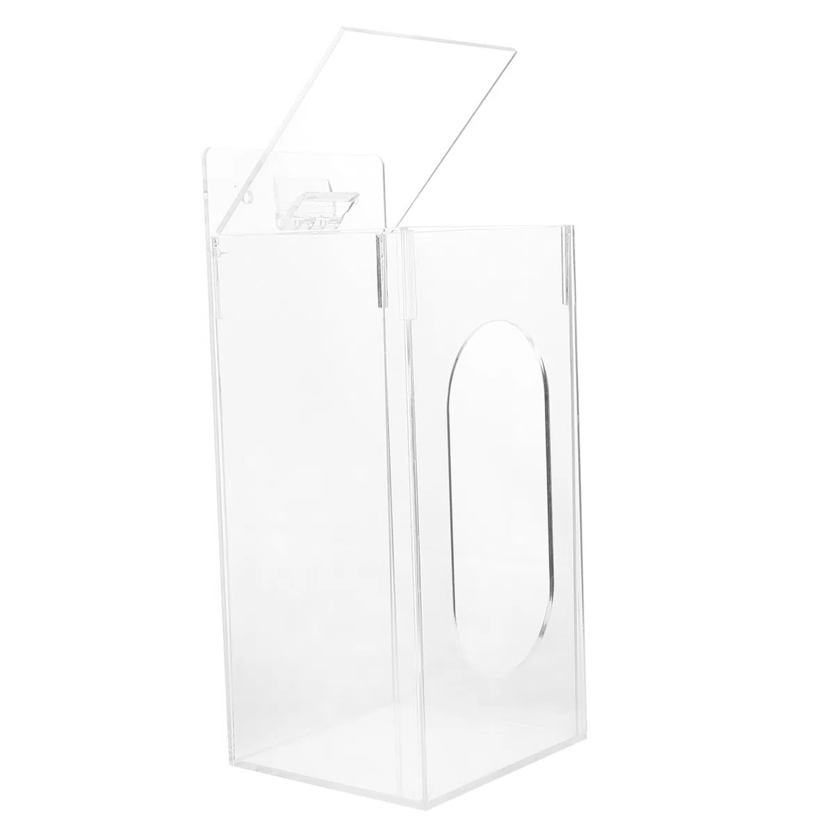 MAGICLULU Dispensador De Guantes Montado En Pared con Material Acrílico Transparente Soporte De Organizador para Laboratorio Oficina Y Servicios De Salud 9.44X3.93X3.74In