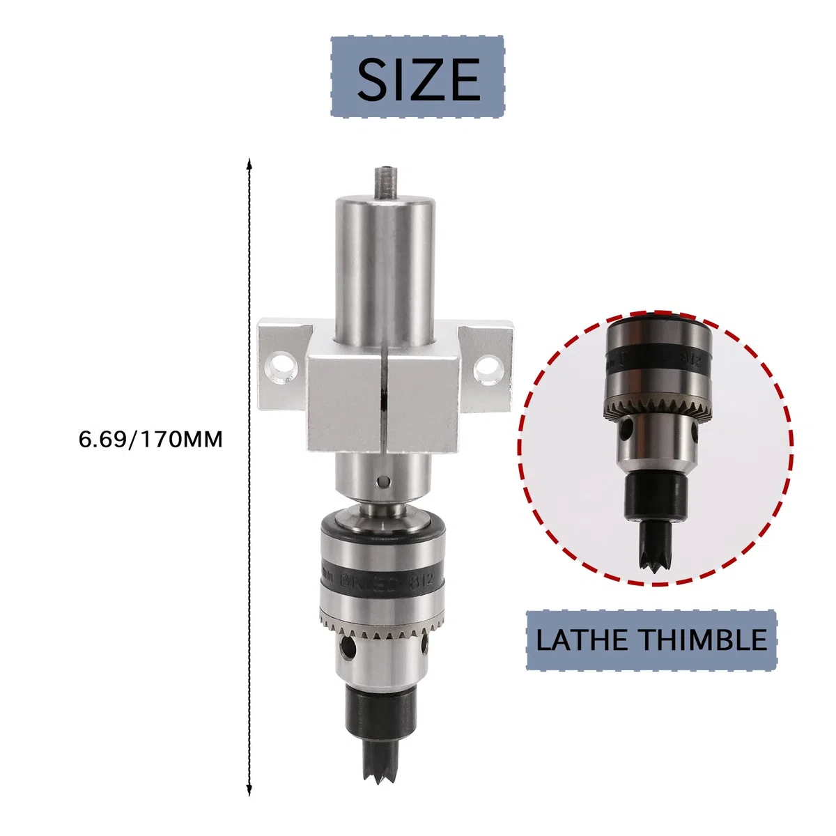 Multifunción perforación contrapunto centro con garra para mini máquina rotativa centro rotativo DIY accesorios carpintería