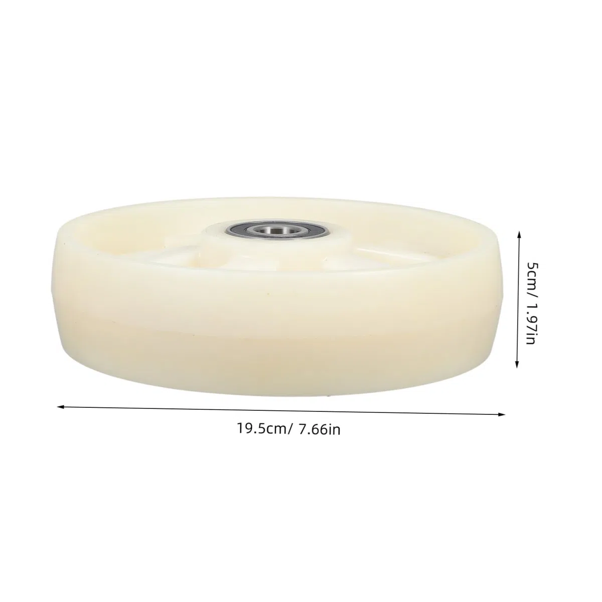 GLEAVI Rueda Para Transpaleta Nylon 7.67X7.67 Pulgadas Con Rodamiento De Bolas Ruedas Giratorias De Carga Para Uso En Almacenes Y Centros Logísticos