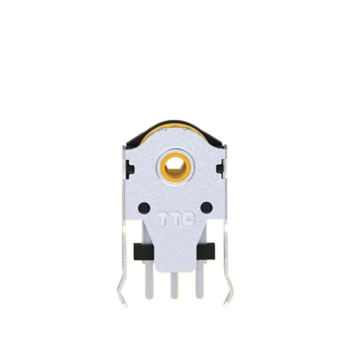 TTC 7/8/9/10/11/12/13/14/15/16mm Rotary Scroll Gold Wheel Encoder With 1.74mm Hole Mark,20-40g Force For PC IDGTTLDF(8mm)