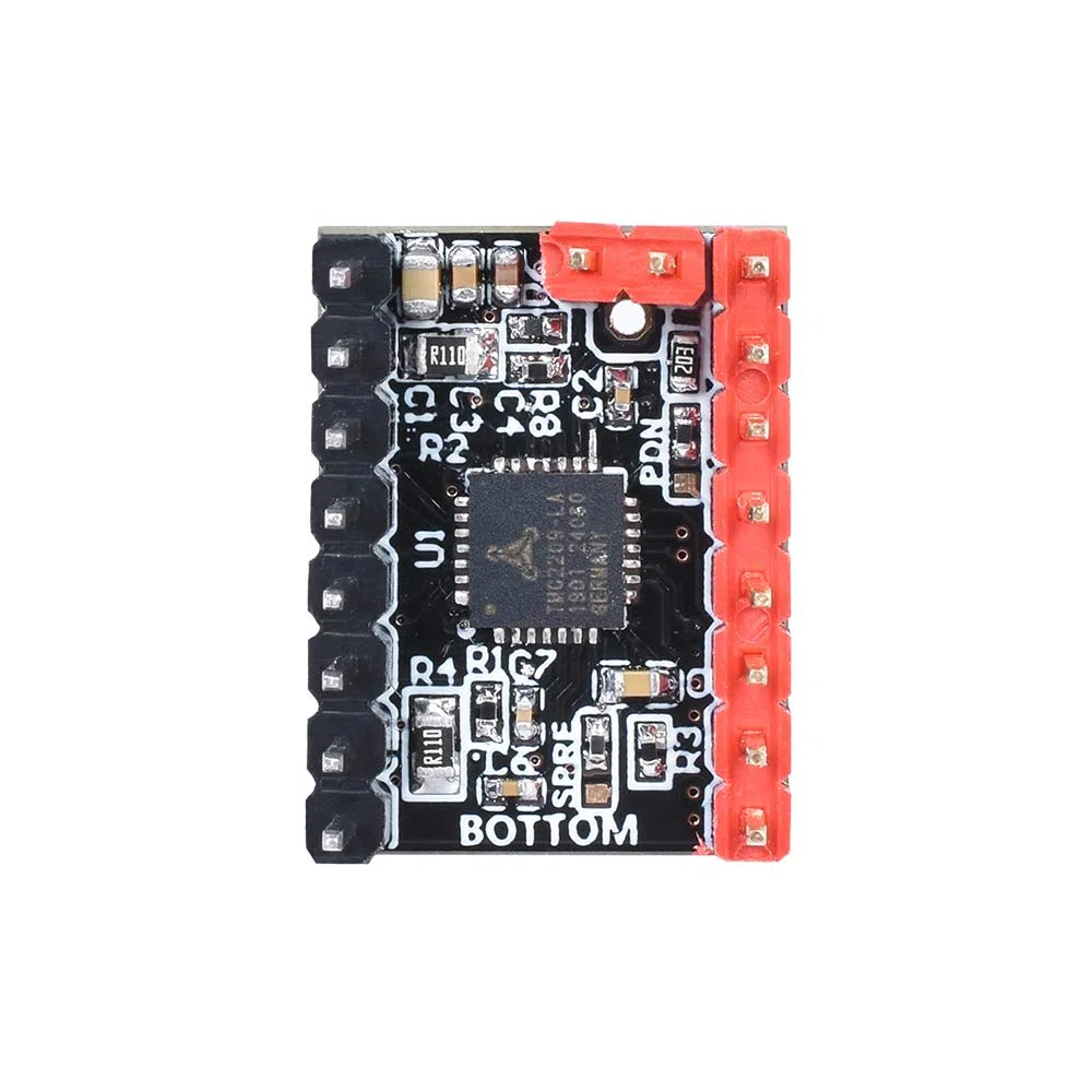 BIQU DIRECT Impresora 3D Pieza Silenciador de barra de control TMC2209 V1.2 Controlador de motor paso a paso con disipador térmico para impresora 3D SKR V1.3 MKS GEN L (paquete de 5 piezas)