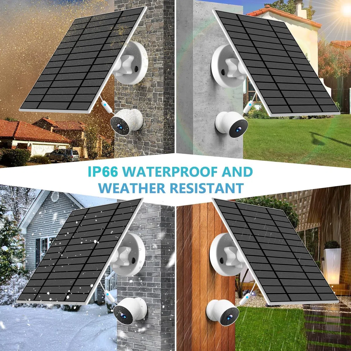 1 paquete, panel solar de 6 W con luz de respiración de alerta de carga, compatible con cámara Google Nest para exteriores e interiores y segunda generación (versión de batería), fácil instalación