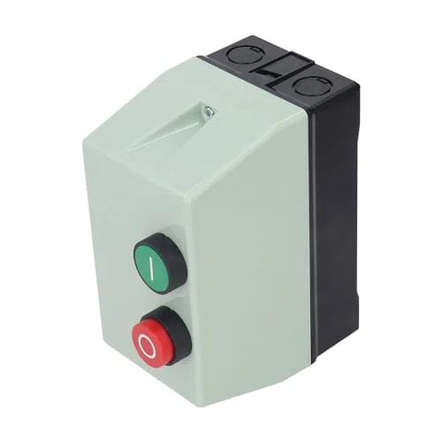 Arrancador de Motor Magnético, Retardante de Llama Impermeable IP55, Reinicio Automático Manual, Protección contra Sobrecarga para Monofásico/trifásico, Seguridad de Circuito
