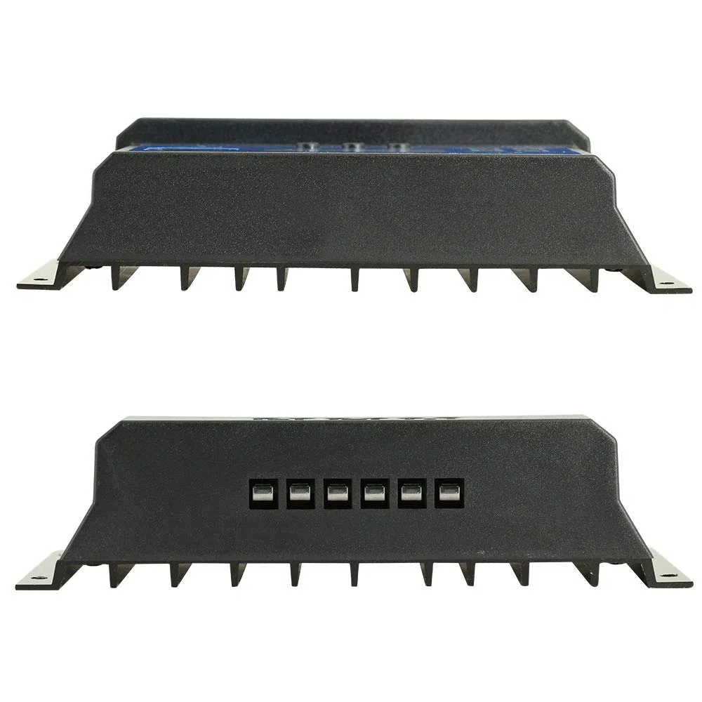Y&H 60A Regulador de carga de panel solar 12V 24V regulador inteligente puerto USB luz de 5V temporizador control de luz pantalla LCD