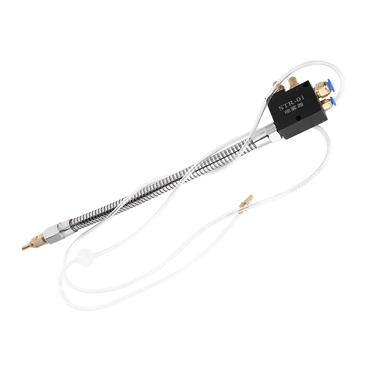 Aramox STR 01 Pulverizador de Refrigerante CNC Enfriador de Torno de Plástico y Metal Volumen de Aire Ajustable de 40 Cm Ahorra Refrigerante para Fresado Taladro Amoladora Grabado Máquina de (STR-01)