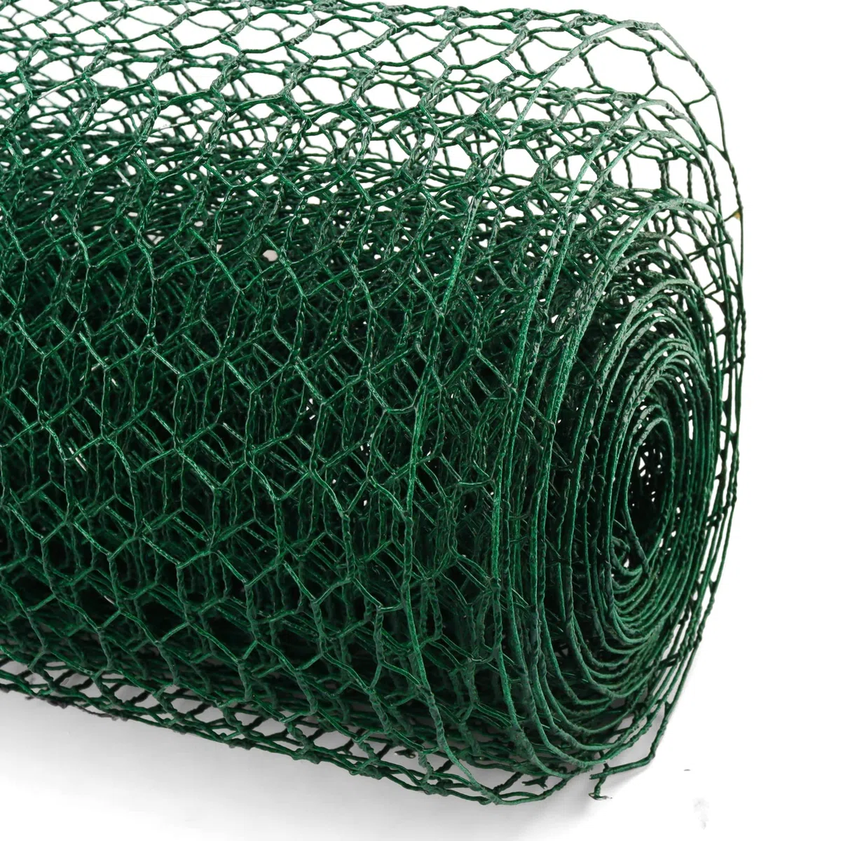 KEILEOHO Rollo de Malla Metálica para Gallinero Verde de 40 cm x 6 m, Rollo de Malla de Alambre para Pollos, Red de Alambre para Pollos para Proyectos de Manualidades, Decoración de Jardinería