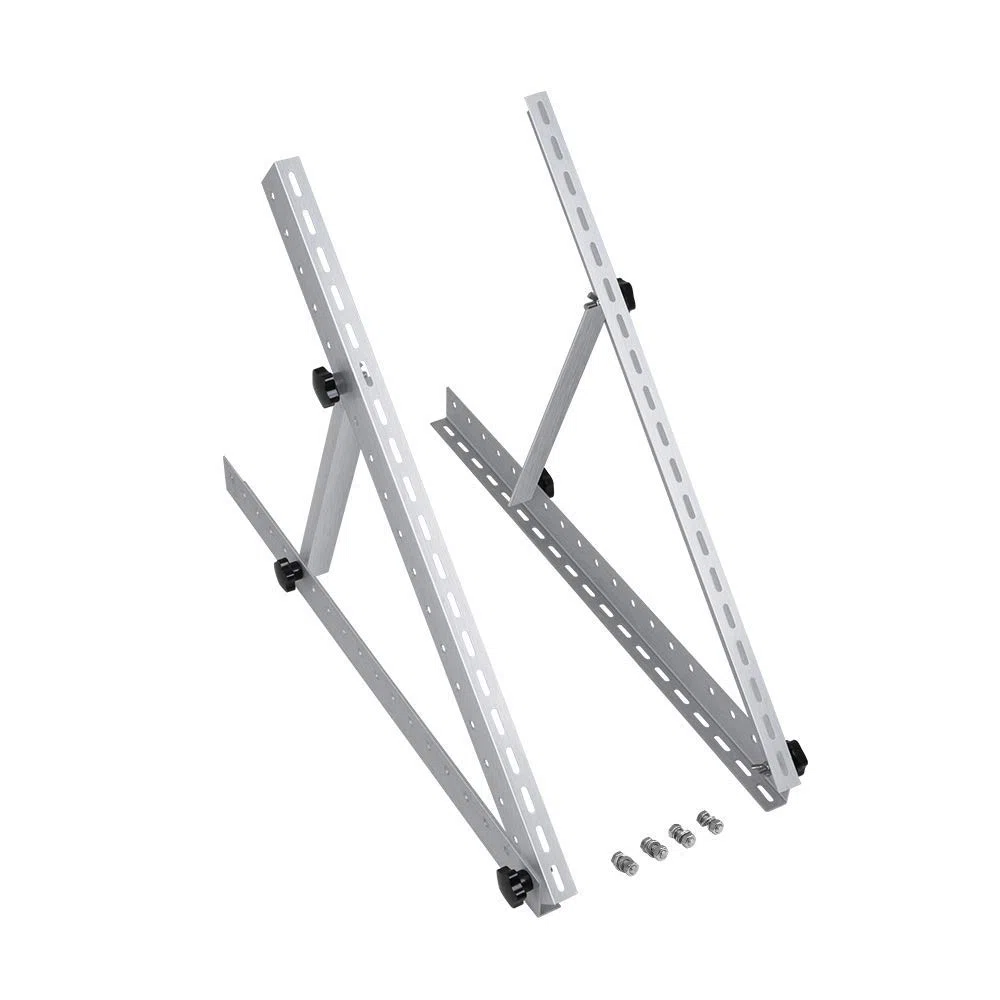 Renogy Soportes Ajustables de Montaje de Inclinación para Panel Solar 50W/100W con Patas Plegables, 28 Pulgadas,para Pared, Techo, RV, Coche, Sistemas Solares Fuera de la Red