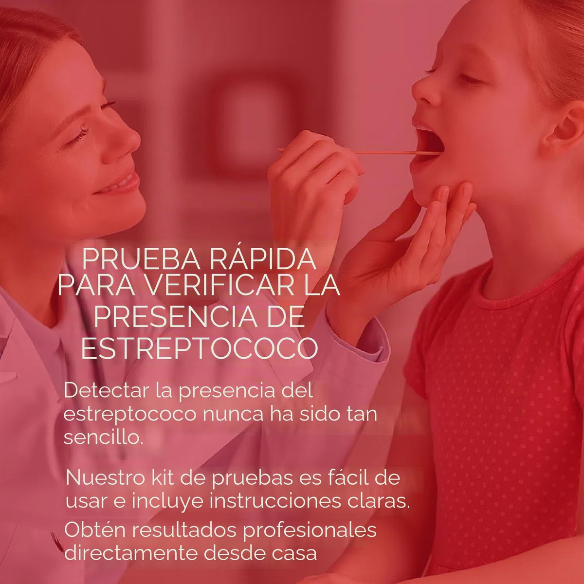 5 unidades | Prueba rápida de estreptococo A || Tampón faríngeo para la detección de estreptococo del grupo A || Fácil de usar || Resultados rápidos en 10 minutos | Alta precisión