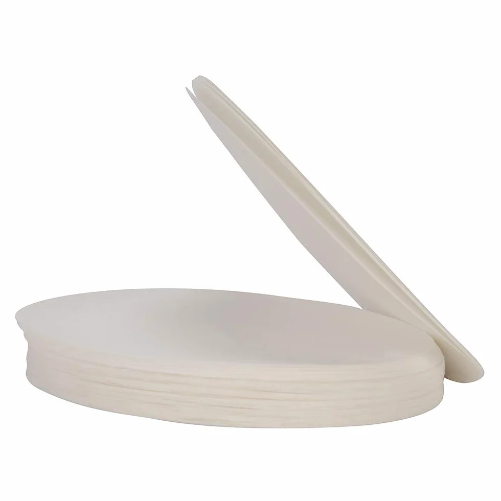 Labasics Círculos de Papel de Filtro Cuantitativo, Papel de Filtro de Celulosa de 150 mm de Diámetro con Velocidad de Filtración Media de Retención de Partículas de 20 Micrones, Paquete de 100