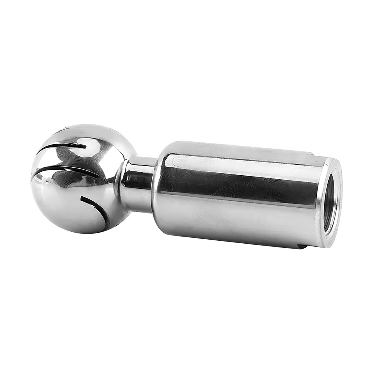 Bola de Rociado Giratoria Hembra de Rosca BSP 1/2", Rociador Giratorias Bola de Limpieza de Rociado de Acero Inoxidable