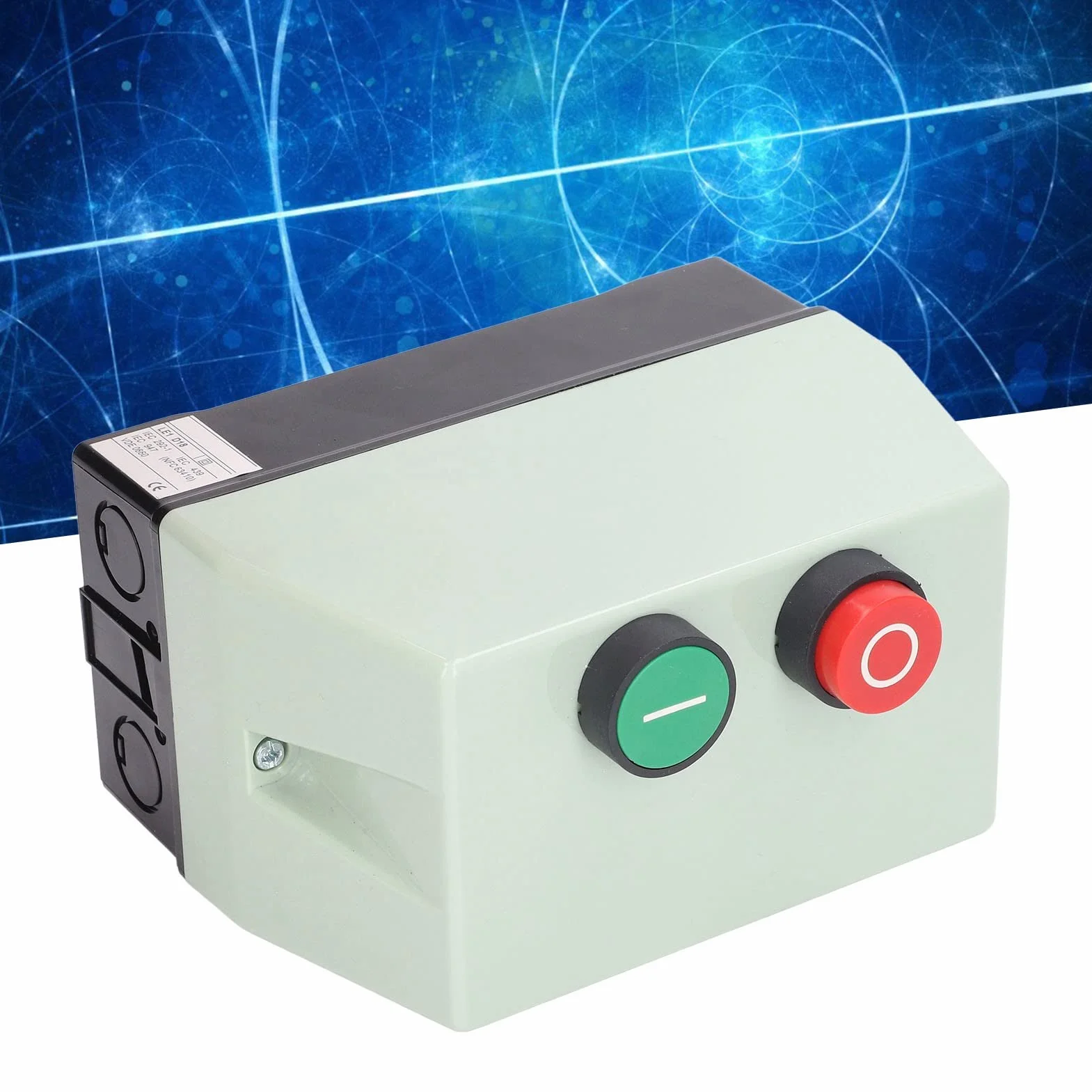Arrancador Magnético, IP55 Caja Impermeable ABS Protección contra Sobrecarga de Motores Trifásicos Monofásicos Control de Motor de Arranque Magnético Protección contra Defectos Interruptor Magnético