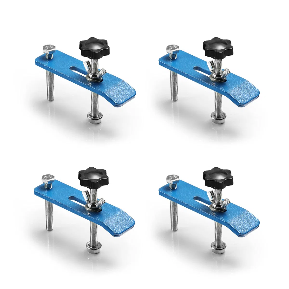 Genmitsu Juego de 4 abrazaderas de sujeción, abrazadera de enrutador CNC para carpintería y metalurgia, compatible con la máquina CNC PROVerXL 4030/6050 Plus y 3040 Spoilboard de extensión