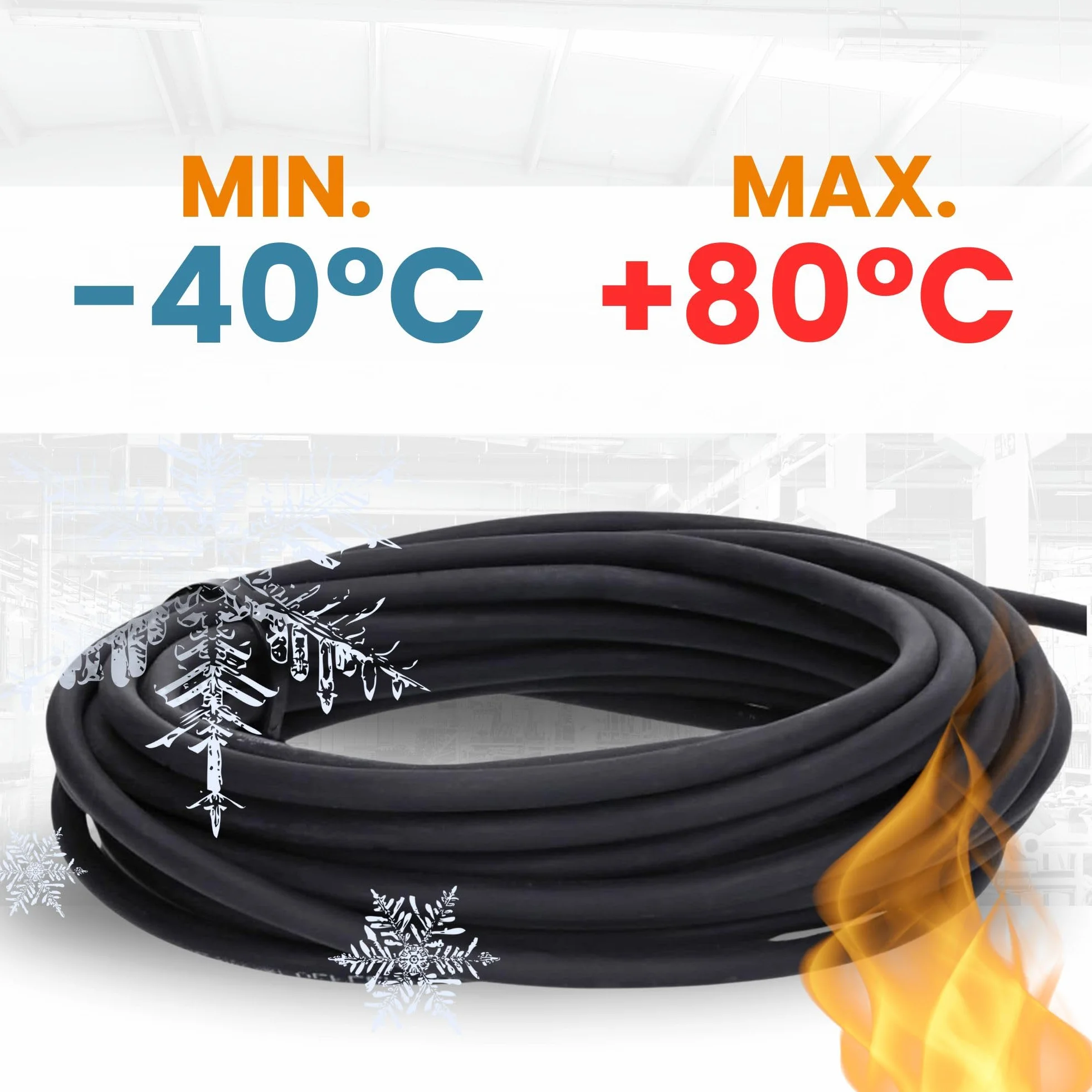 Lapp 1030517 LiYCY - Cable de control blindado apantallado (10 m, 2 x 0,5 mm², resistente a los rayos UV, 2 conductores, cable de datos para exteriores, cable de soldadura, cable de conexión, LED)