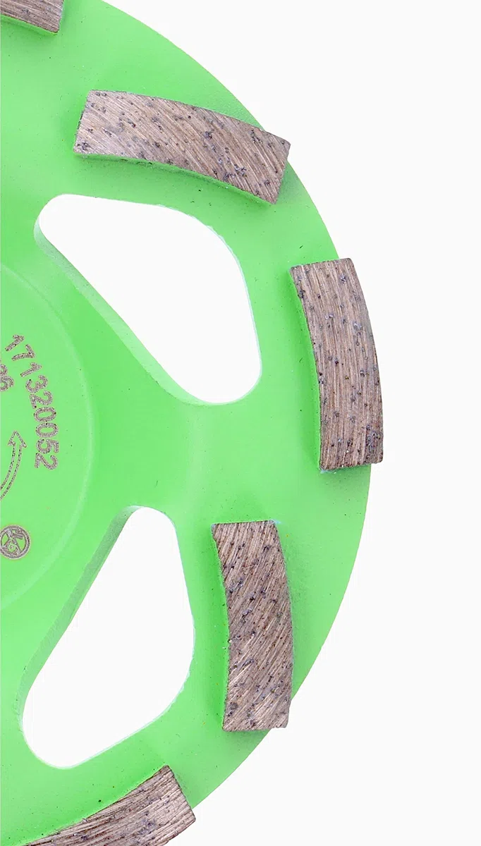 PRODIAMANT Muela de copa de diamante premium hormigón TURBO 125 mm x 22,23 mm verde 125 mm