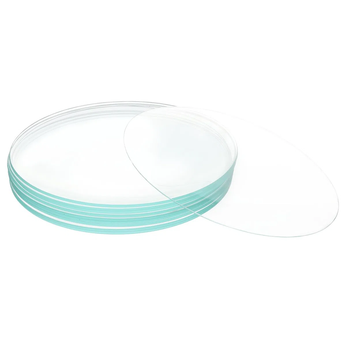 FunChem Conjunto de Vidrios de Reloj de Laboratorio 150 mm Diámetro Externo, Cubiertas Curvas de Vidrio para Vasos de Precipitados, Ideales para Pesaje y Cubrimiento en Uso de Laboratorio, 10 Piezas
