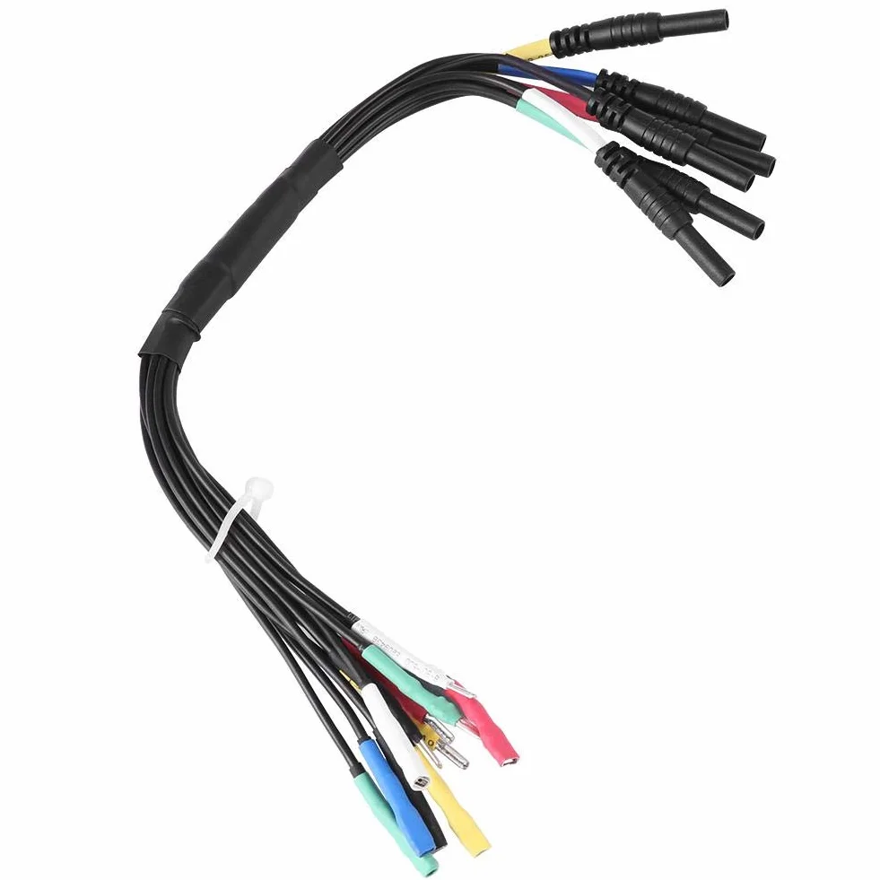 Cables de arranque universal de 6 canales, cables de arranque HT306 para osciloscopio de diagnóstico automático 1#