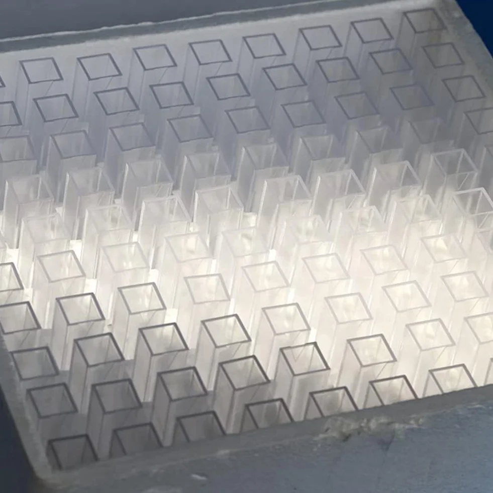 Cubetas Desechables de Poliestireno para Espectrofotometría de 4,5 Ml, Paquete de 100 (Desechables) Cubeta Desechable PS