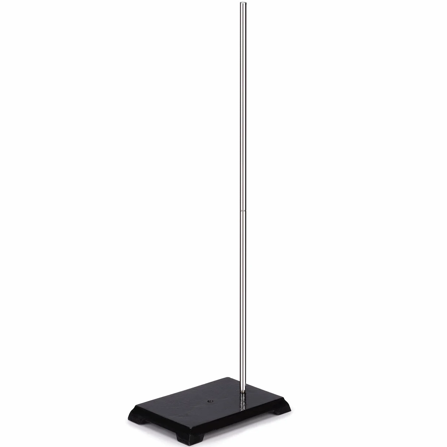 Labasics Soporte Laboratorio, 200 x 130 mm Soporte de Anillo de Soporte de Hierro Fundido con Varilla de 580 mm para Uso en Laboratorio