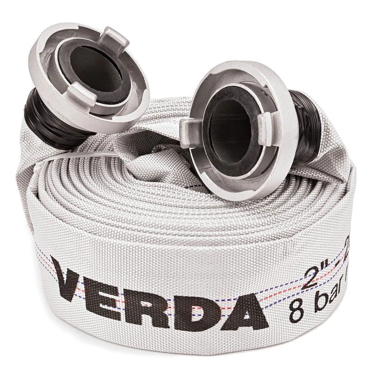 Manguera de 2" con C Storz, manguera plana, manguera para bomberos, 2'', 20 m, WZ20