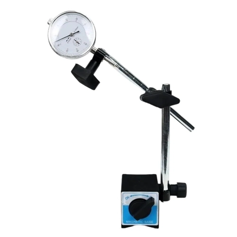 Para la comprobación de punto base de los relojes comparadores de 0-10 mm