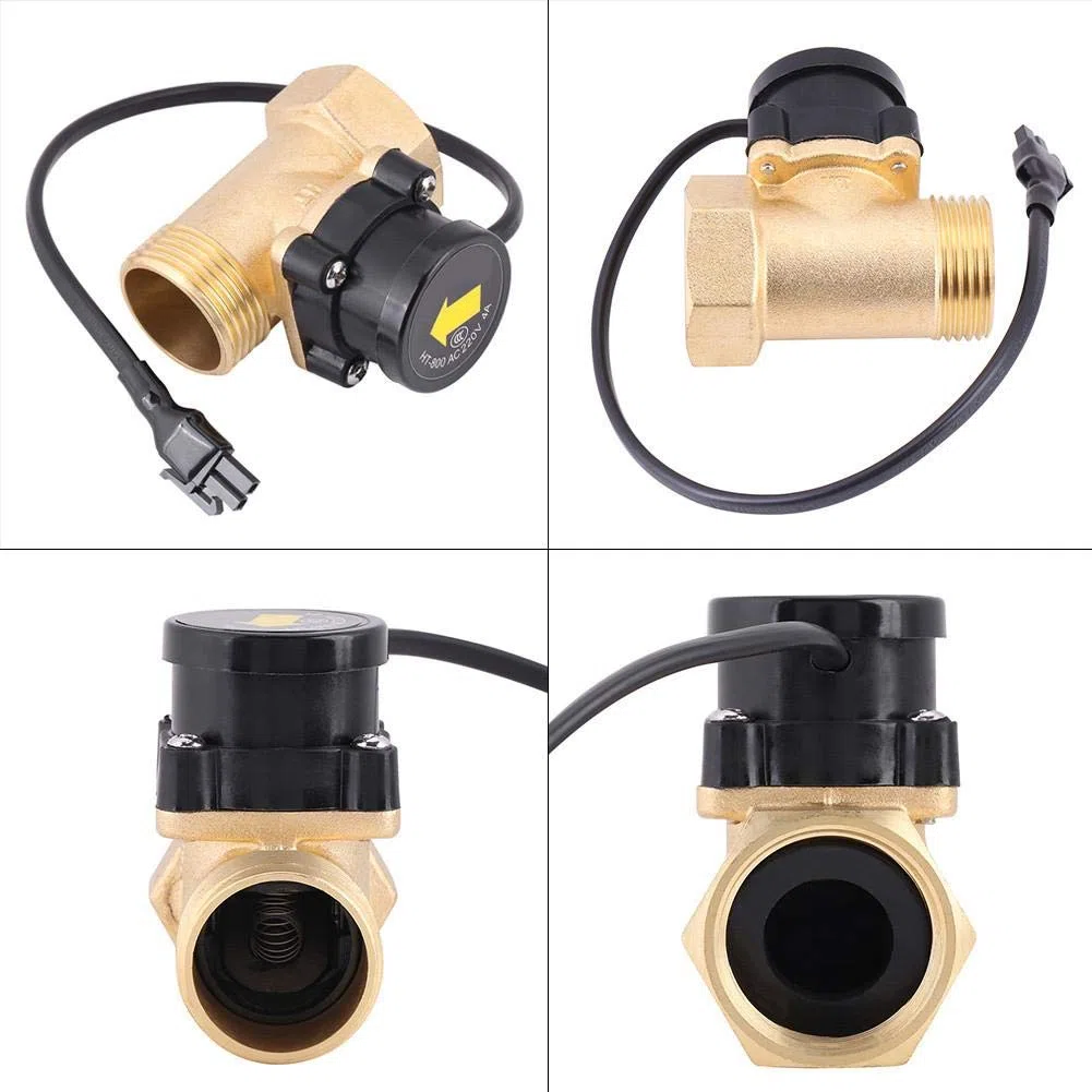 VIFER Interruptor de Sensor de Flujo HT-800 G1 Rosca 220V Interruptor de Flujo de Agua Sensor de Flujos de la Bomba de Agua Interruptors de Flujo-Automático
