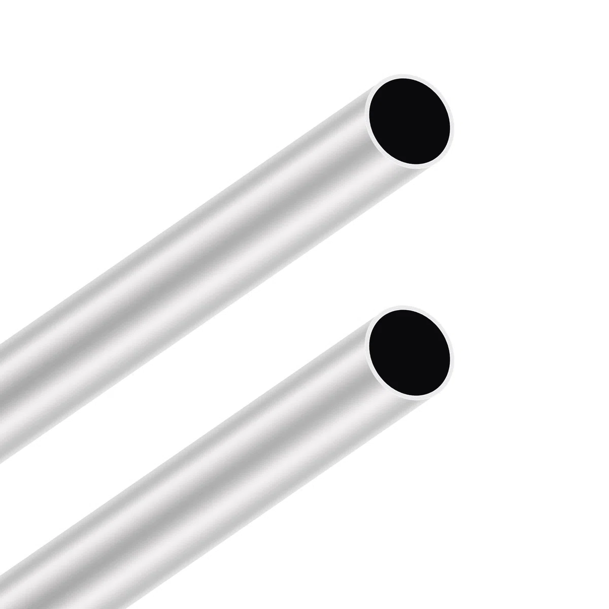 6063 Tubos de aluminio 26 mm OD/diámetro exterior x 1,0 mm de grosor de pared, 300 mm de longitud, tubo redondo de aluminio tubos rectos sin costuras (2 unidades)