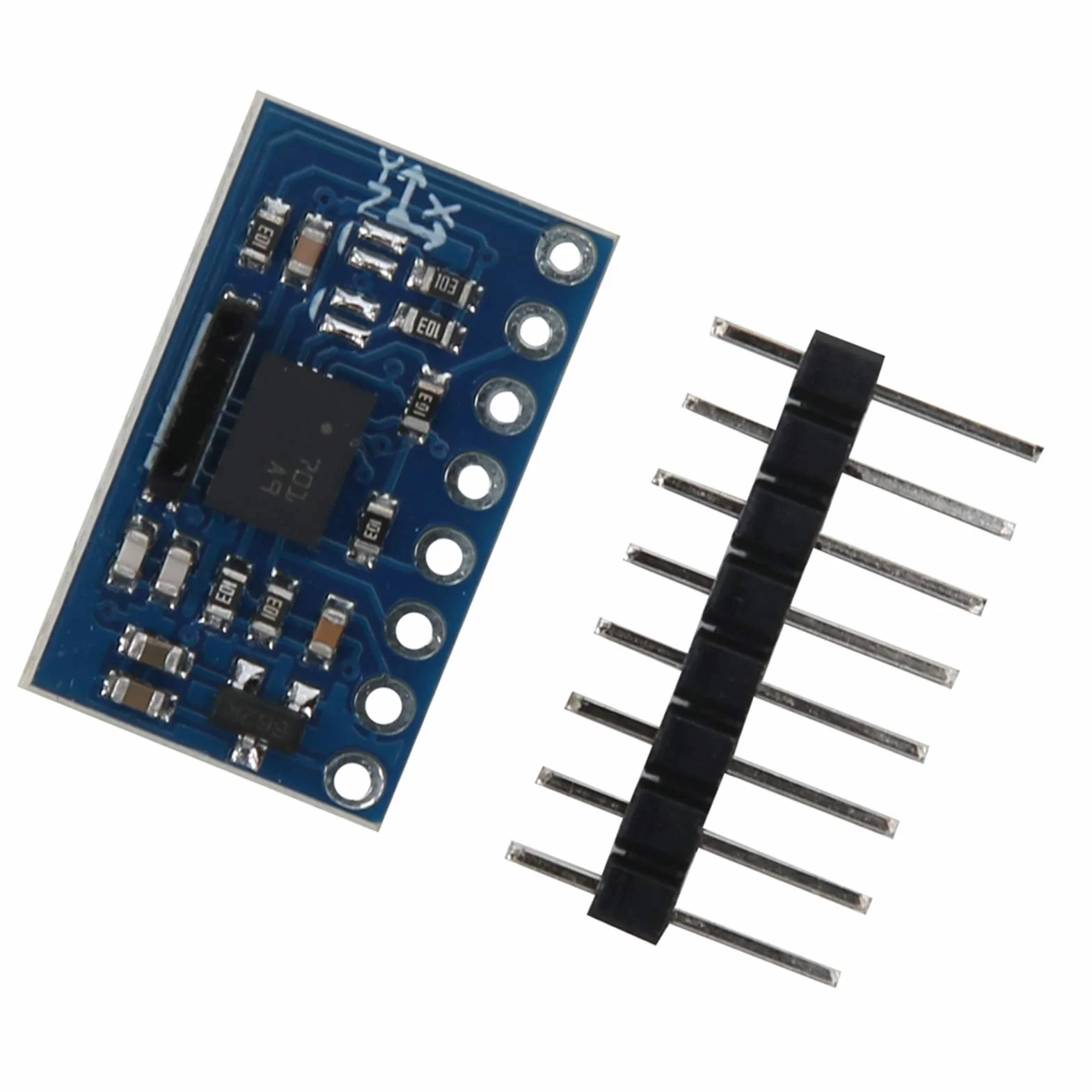 Sensor de 9 Ejes, Alta Precisión y Fácil Integración, Módulo Giroscopio Acelerómetro Magnetómetro, for Ingenieros Robótica, Drones y Dispositivos de Seguimiento Deportivo