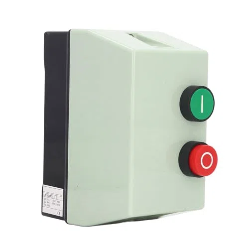 Arrancador de Motor Magnético, Retardante de Llama Impermeable IP55, Reinicio Automático Manual, Protección contra Sobrecarga para Monofásico/trifásico, Seguridad de Circuito