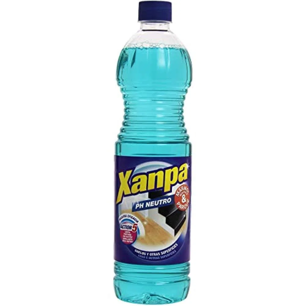Xanpa - Abrillantador Suelo - 1 L - [Pack de 9], 9 liters, 9