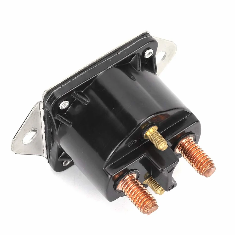 Relé de solenoide de cabrestante, Fydun repuesto de relé de solenoide de control de cabrestante de acero inoxidable, 4 terminales 72631, accesorios de repuesto de 12 V