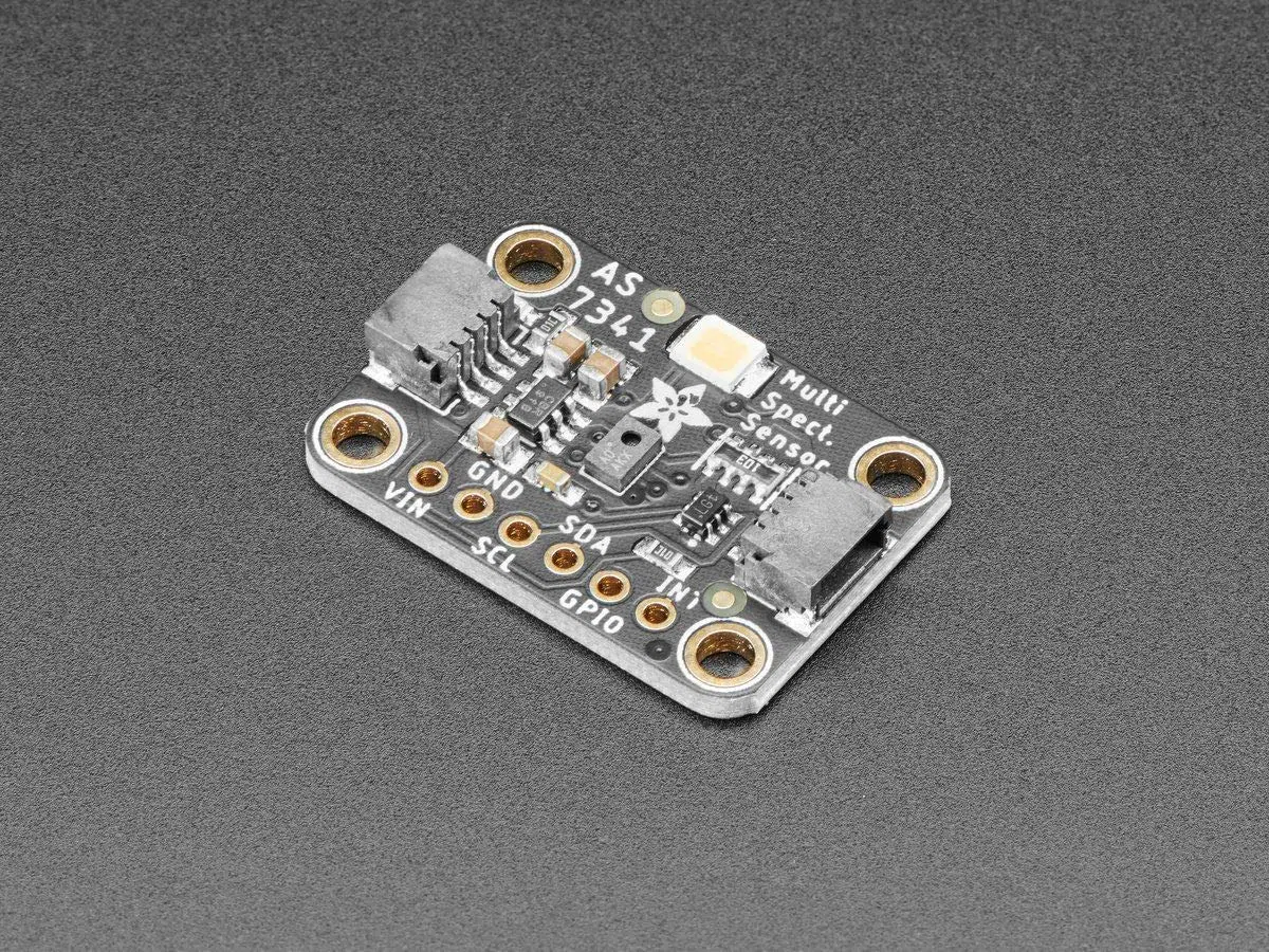 Adafruit AS7341 - Sensor de luz/color multiespectrómetro de 10 canales, 16 sensores de longitud de onda, blanco e infrarrojo cercano, compatible con Arduino, Raspberry Pi