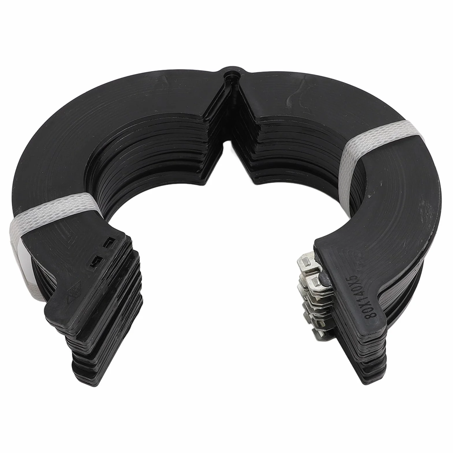 Pissente 10Pcs 80mm Juego de Espaciadores para Pasador de Balde Aumenta los Intervalos de Engrase Protección contra Polvo Plástico de Ingeniería Reemplazo para Bobcat 337 341 435 X335