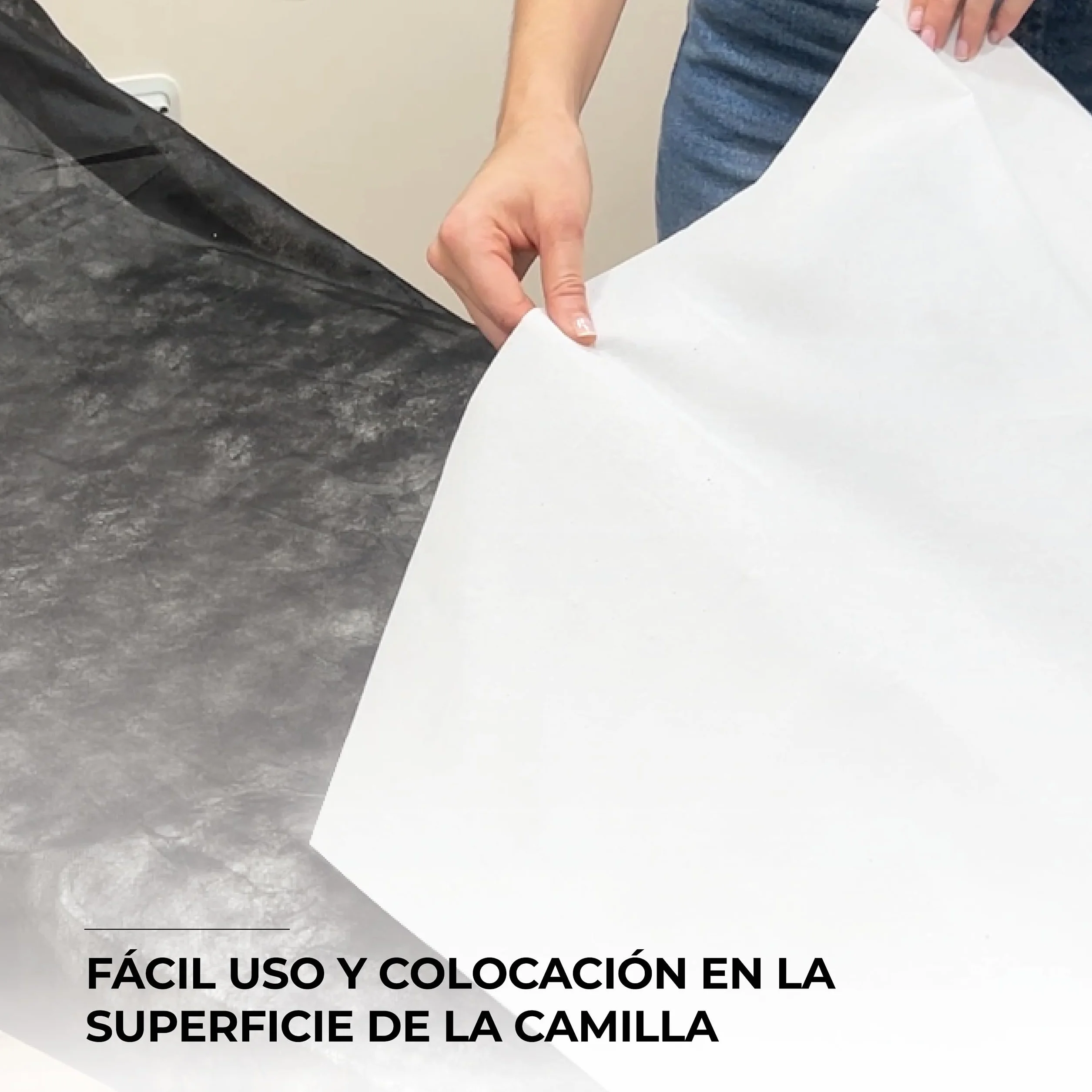 Rollos Papel Camilla 75 metros Sin Precorte | Rollo de Camilla Ecológico Acabado Gofrado (5 Rollos)