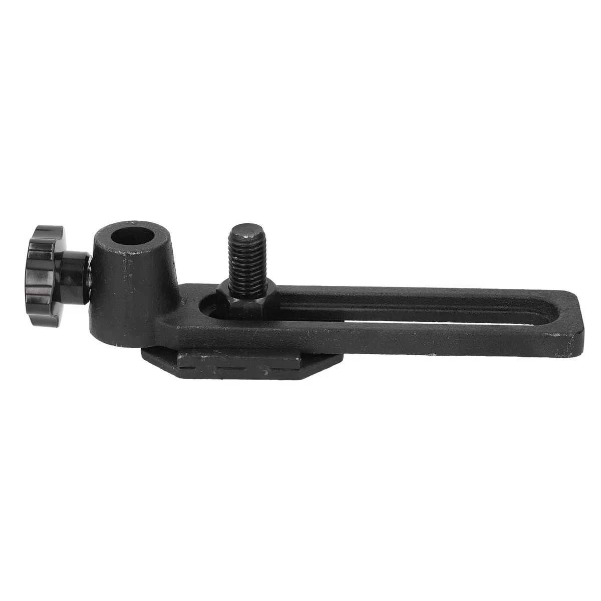 Base de Soporte para Herramientas de Torneado de Madera de Acero Fundido, Apertura de Soporte de Torno con Guía Suave para los Dedos para Poste de Columna de 5/8 Pulgadas