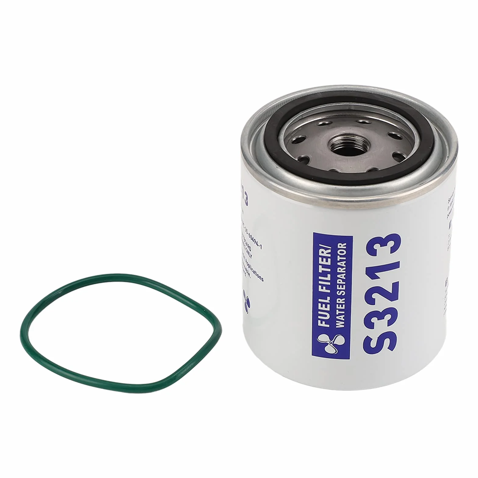 S3213, Filtro de Múltiples Capas de Acero Inoxidable de Prueba Separador de Agua de con Buen Sellado para la Yate de la Lancha Motora, Filtro de Reemplazo Compatible, Adecuado