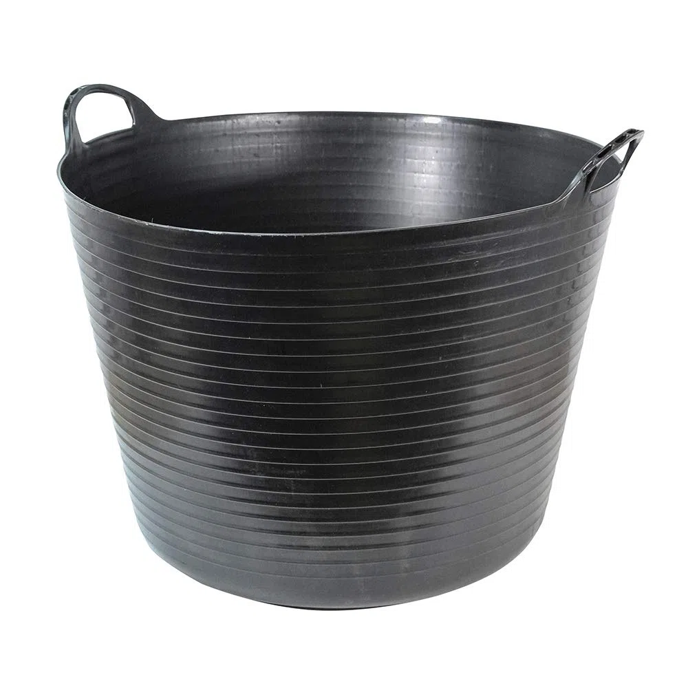 Faithfull - Cesto flexible (60 L, polietileno), color negro