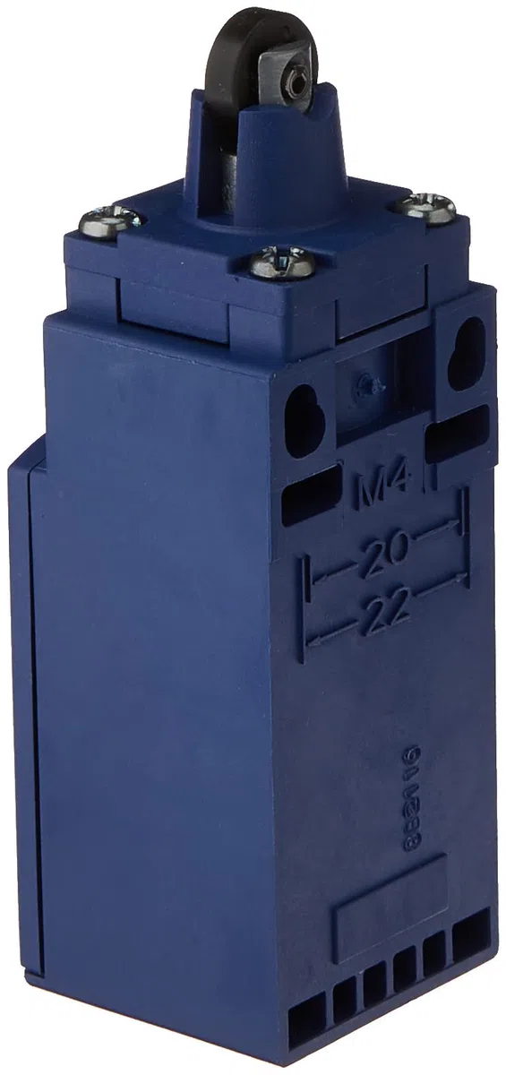 Telemecanique Sensors XCKN2102G11 XCKN Interruptor de Límite, Émbolo de Rodillo Plástico, 1NC + 1NO, A Presión