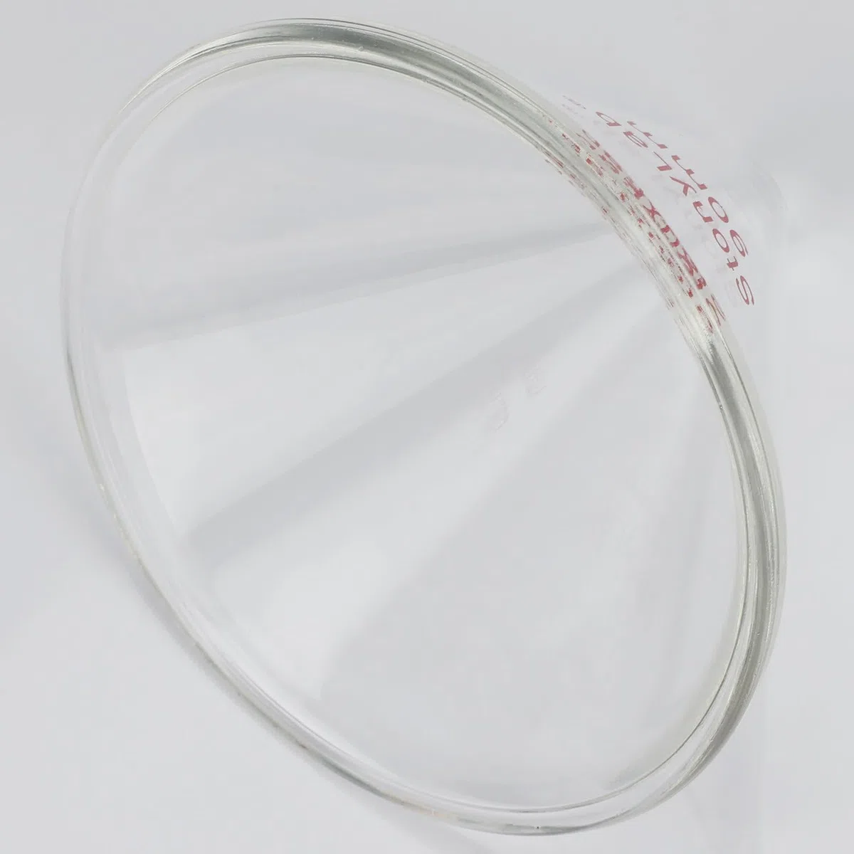 stonylab Embudo de Vidrio, Vidrio de Borosilicato Engrosado Sin Tallo Embudo con Diámetro Interior de 90 mm para Uso en Laboratorio