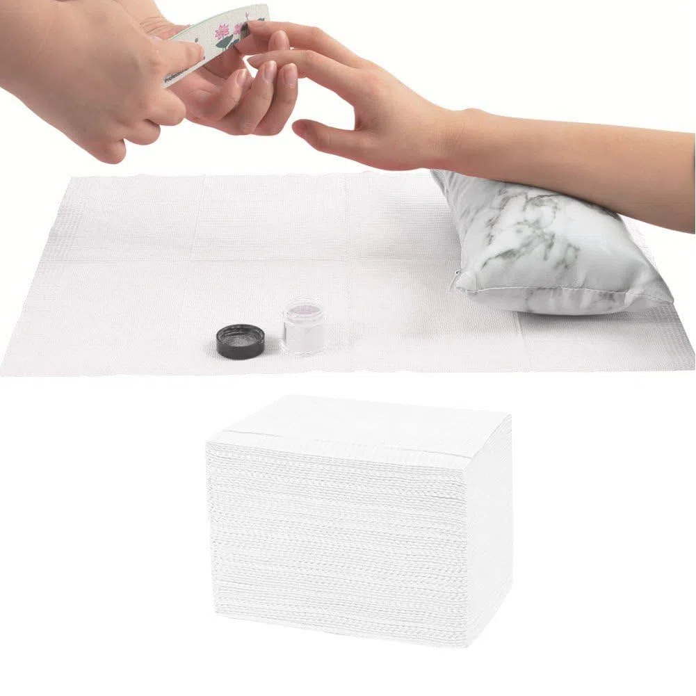 Baberos Dentales Desechables, 125 Piezas De Baberos De Tatuaje para Salón De Uñas, Cubiertas De Mesa De Tatuaje, Almohadilla Limpia Impermeable, Higiene para Clínica Dental